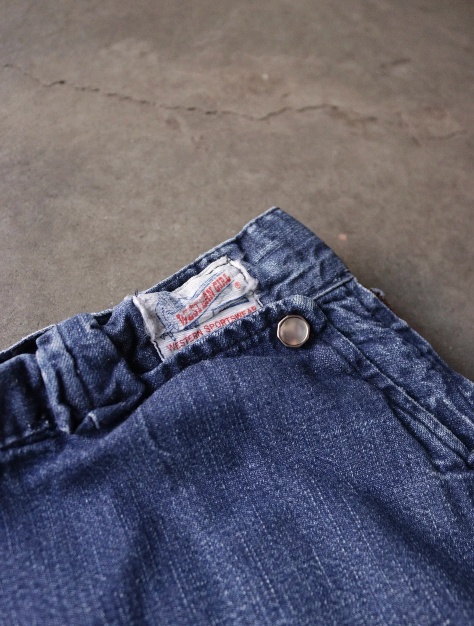 1950S 'WESTERN GIRL' SIDE ZIP DENIM PANTS - Image 4