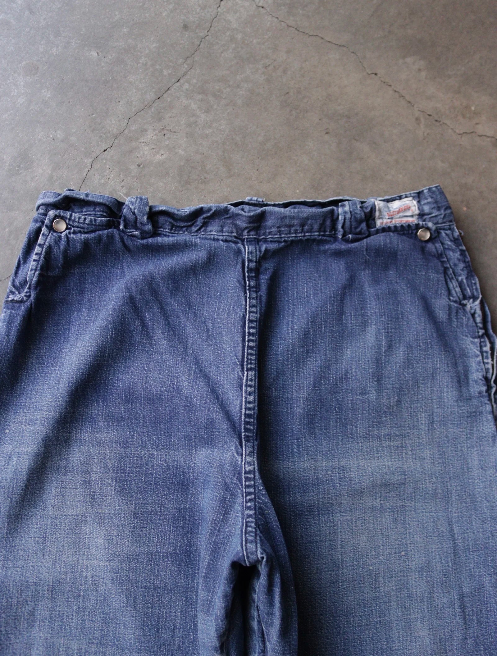 1950S 'WESTERN GIRL' SIDE ZIP DENIM PANTS - Image 5