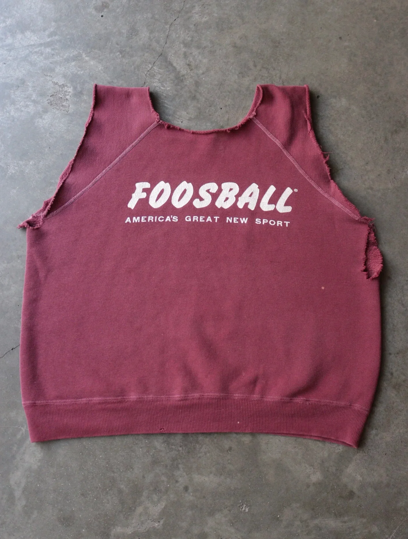 1960S FOOSBALL CUTOFF SWEATSHIRT - Image 3