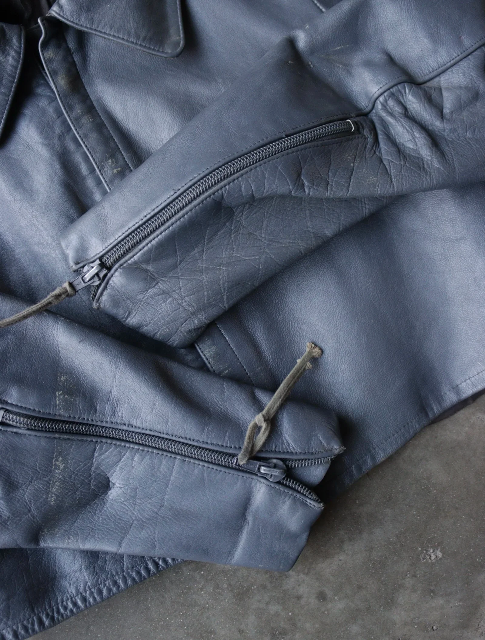 1970S GERMAN U-BOAT LEATHER JACKET - Image 5