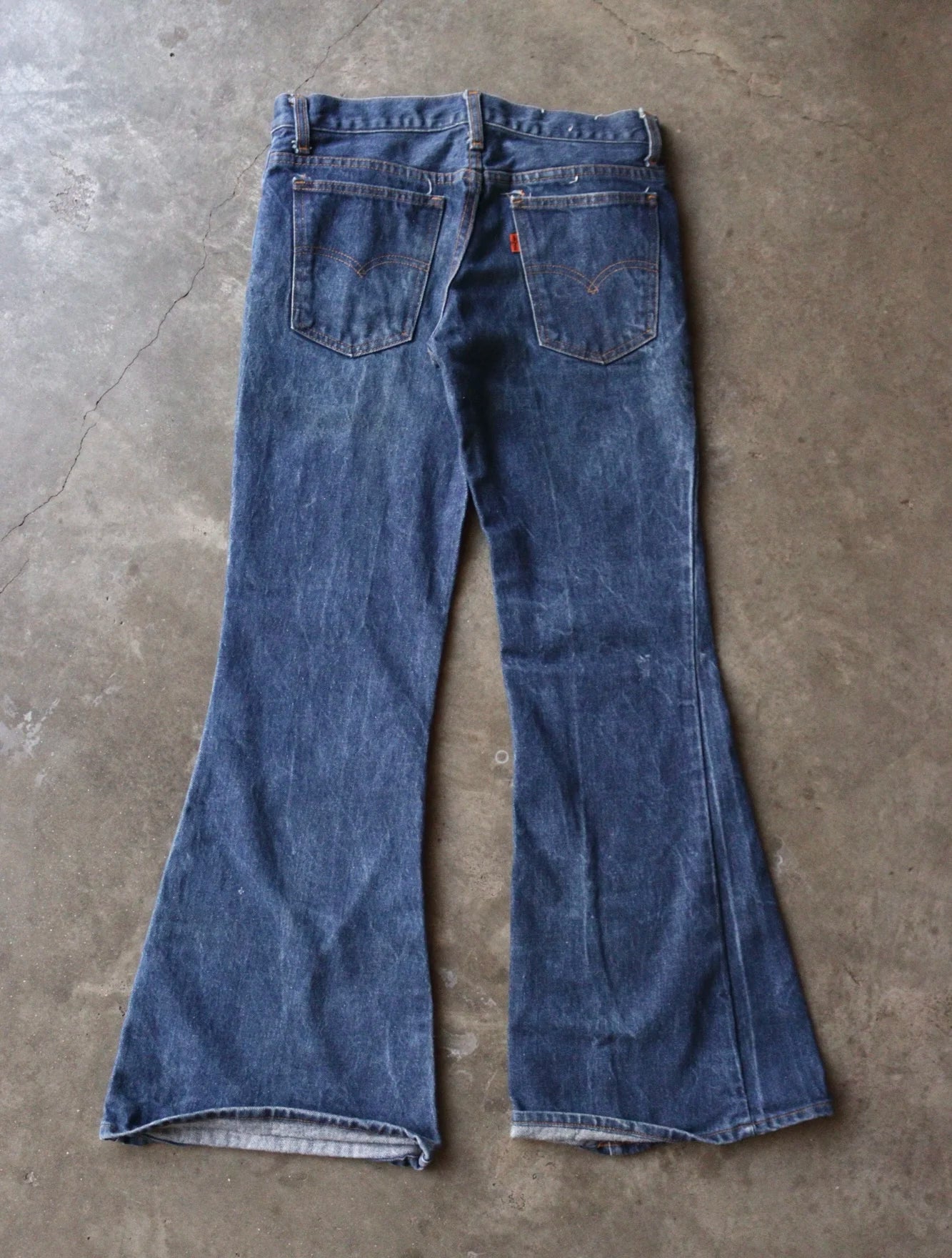 1970S LEVI'S 684 BELL BOTTOM DENIM PANTS - Image 3