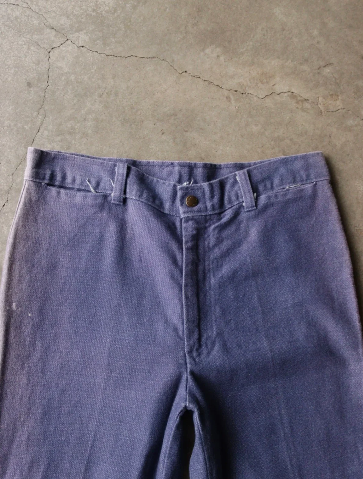 1970S TWO TONE GRADIENT FLARED PANTS - Image 3