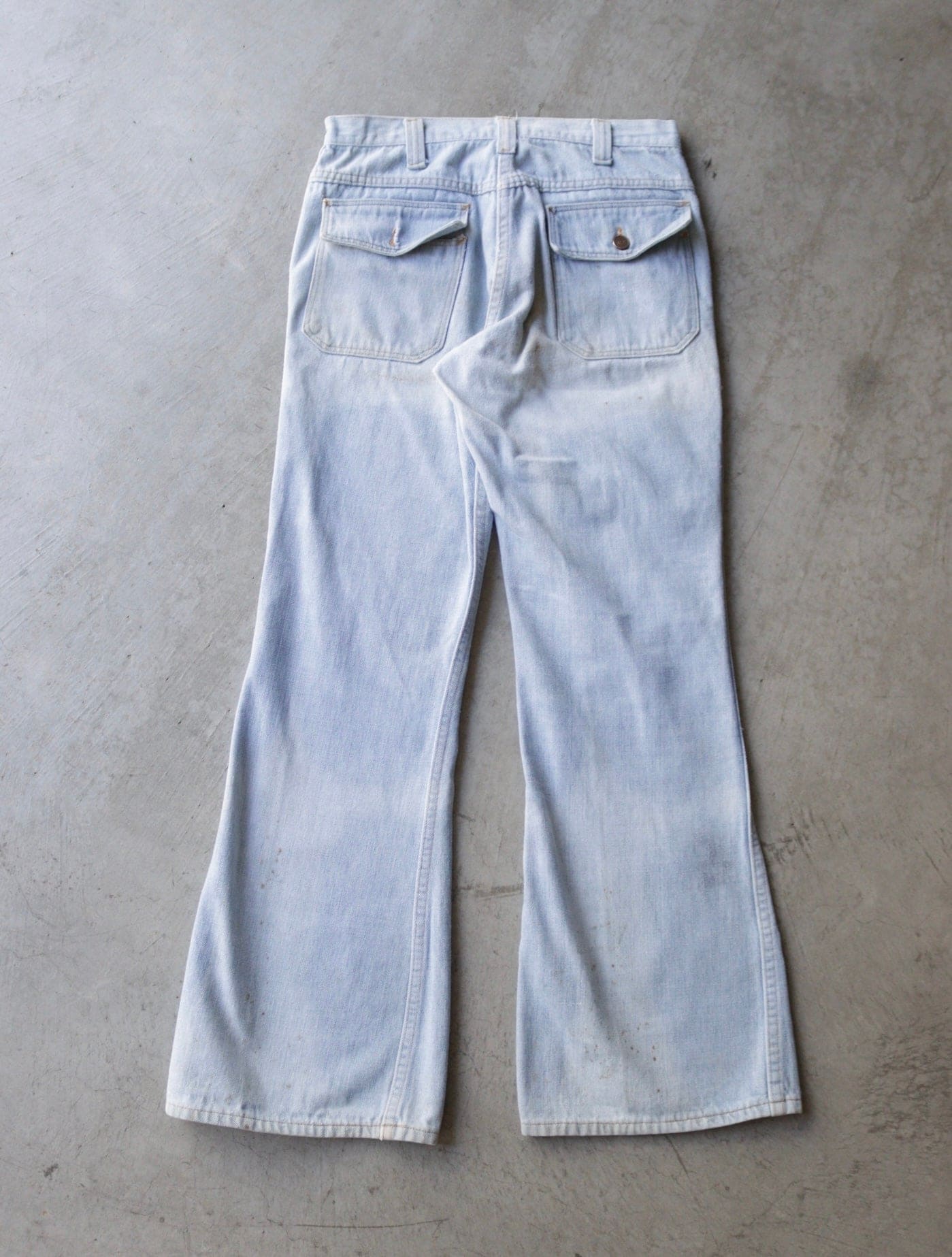 1970S FLARED REPAIRED BUSH PANTS - Image 3