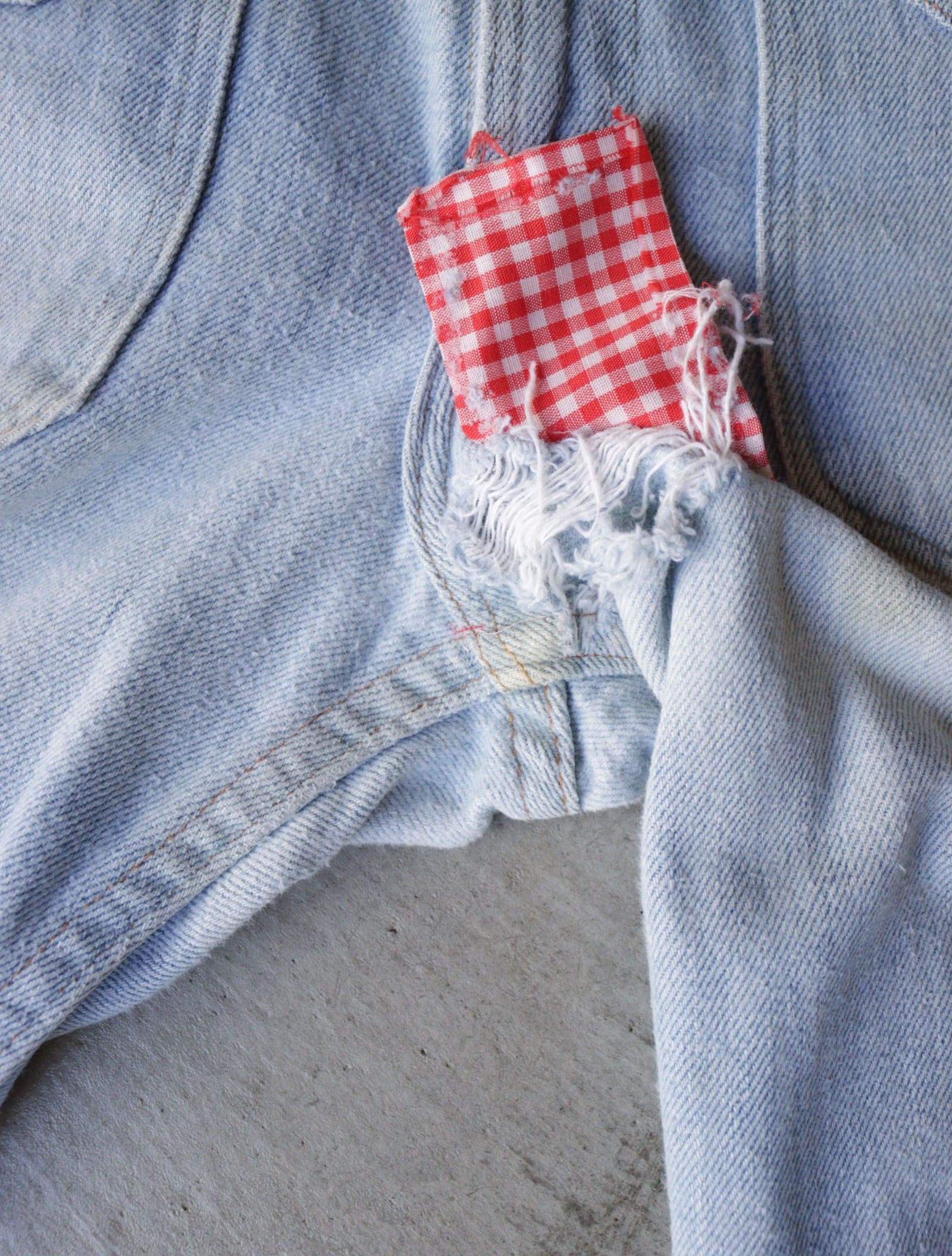 1970S FLARED REPAIRED BUSH PANTS - Image 5