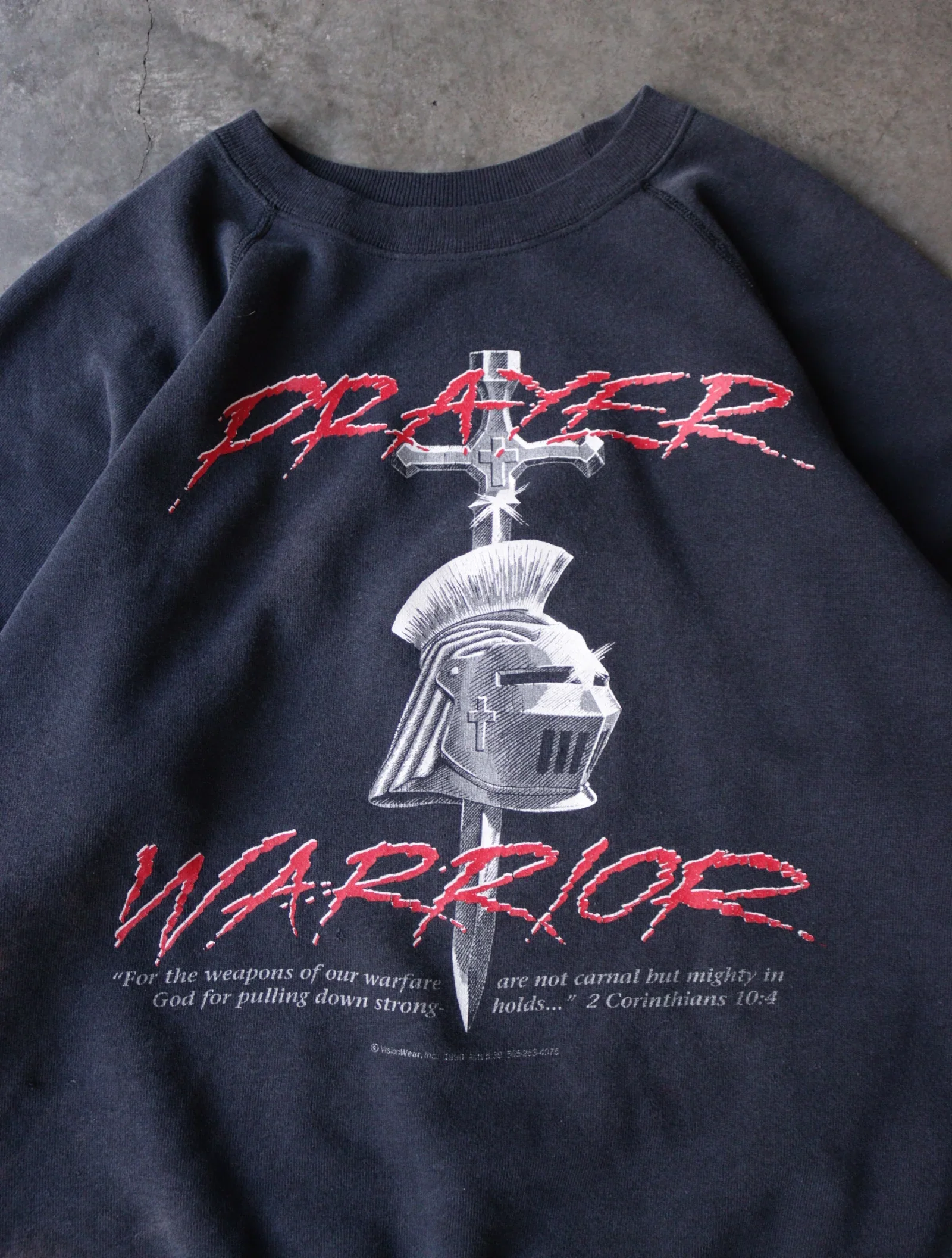 1980S PRAYER JESUS BOOTLEG SWEATSHIRT - Image 3