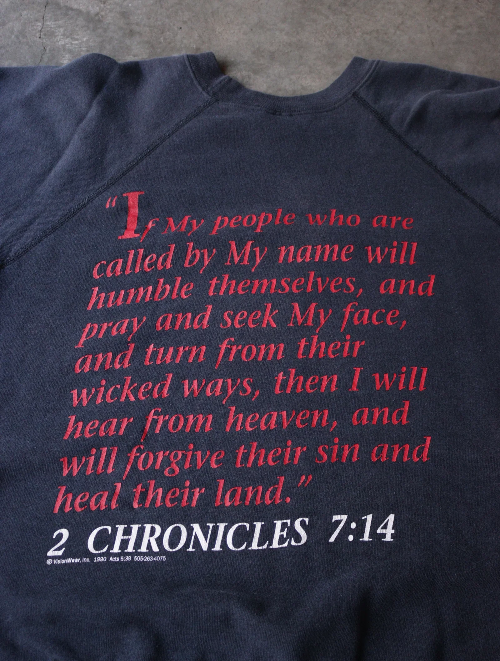 1980S PRAYER JESUS BOOTLEG SWEATSHIRT - Image 4