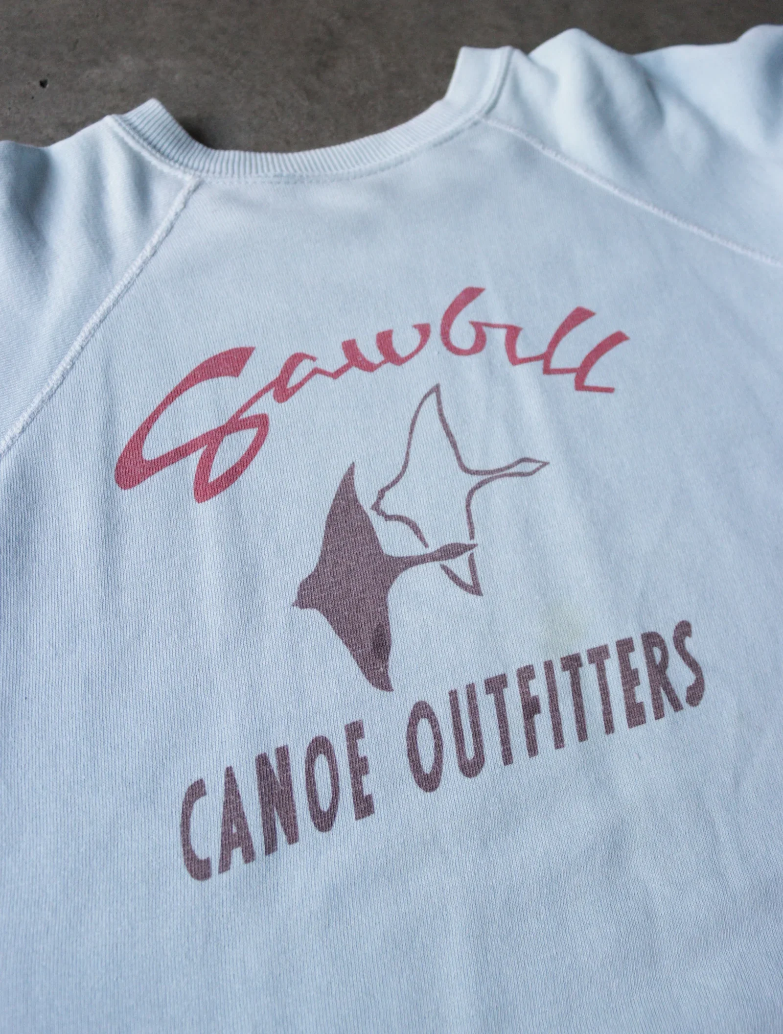 1960S SAWGULL CANOE FADED SWEATSHIRT - Image 4