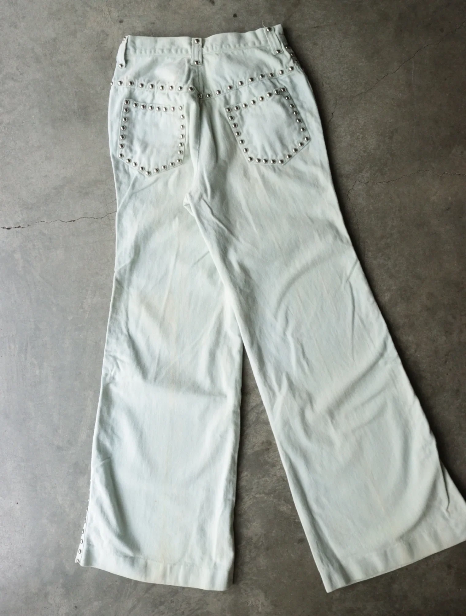 1970S STUDDED BELL BOTTOM PANTS - Image 3